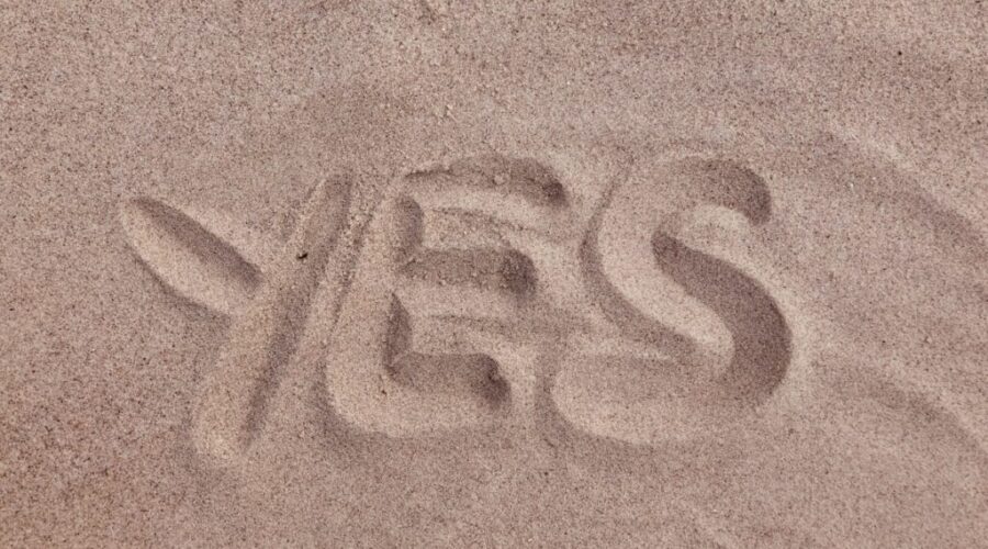 When the husband says no, and the wife says YES!