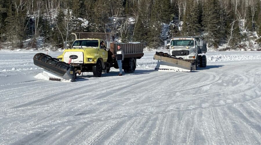 Winter roads to First Nations under construction