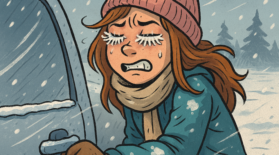 How Cold Is It? Hear A Country 105 Listener’s Early Morning Eyelash Ordeal!(Audio)