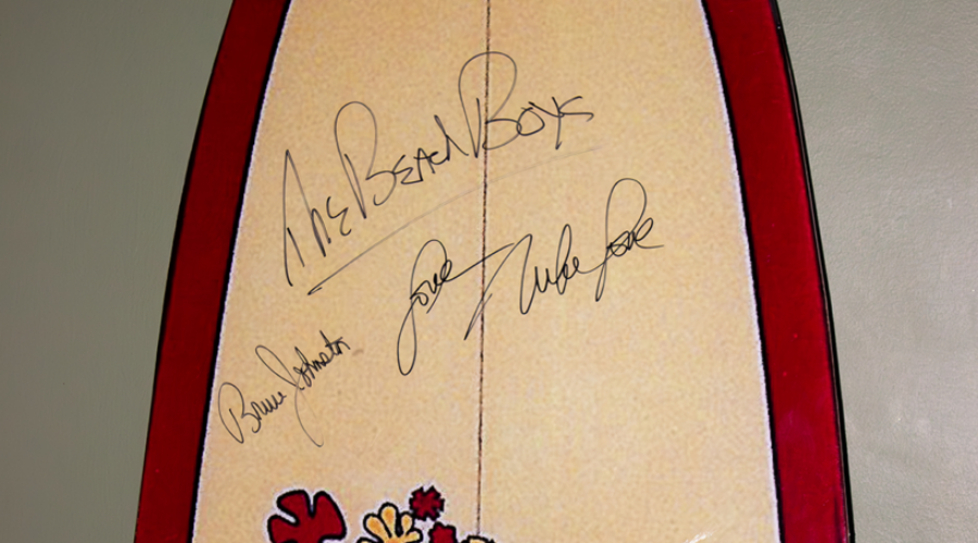 Beach Boys-signed surfboard hits TBCA auction