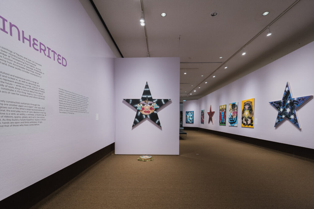 Installation Details, "Natalie King: Built, Not Inherited." Images by Chondon Photography. Courtesy of Thunder Bay Art Gallery.