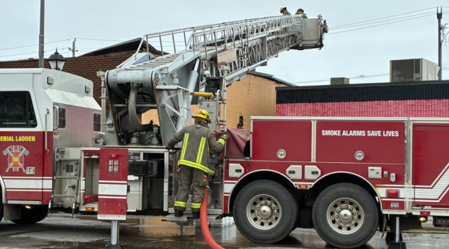 Quick action limits an apartment fire on Bay Street