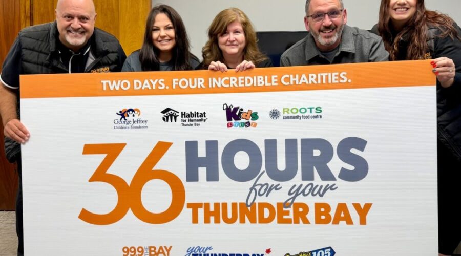 We are live! 36 Hours for Your Thunder Bay is on now!