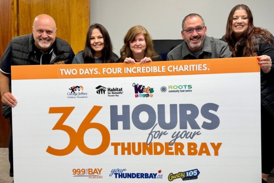 We are live! 36 Hours for Your Thunder Bay is on now!