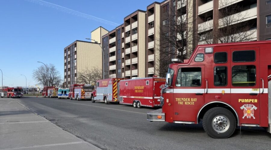 Large emergency service presence seen at Cumberland and Water