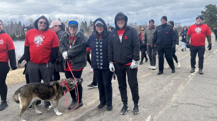 Over 100 participants hit Boulevard Lake for Red Dress Run