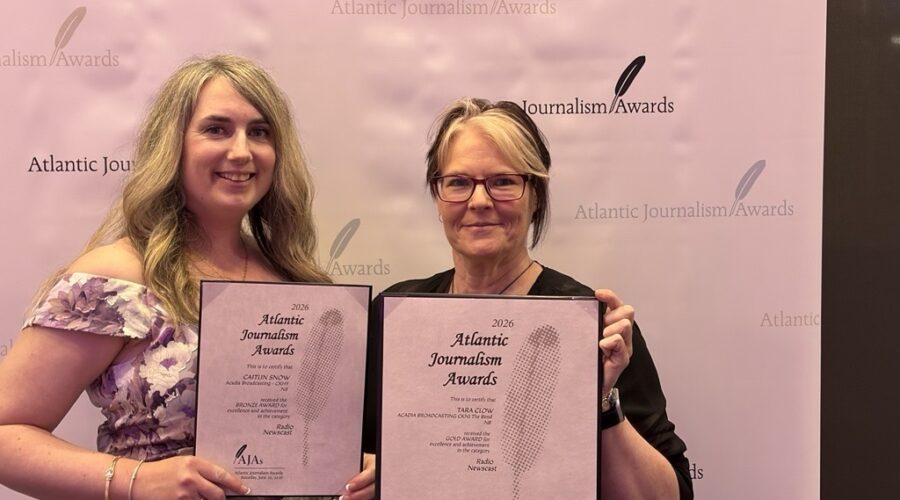 Acadia Broadcasting employees win journalism awards